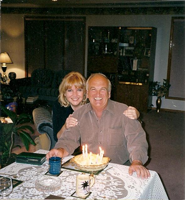  Lynn & Tony Beyak celebrating Tony's Birthday Mar 31, 2002.  Tony passed away 8 days later.