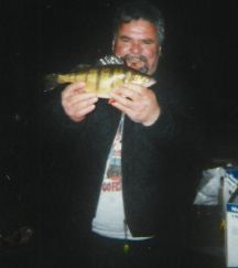 Master Angler Perch at 13.75": Lured in ice fishing on Lake of the Woods